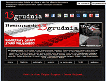 Tablet Screenshot of 13grudnia.org.pl